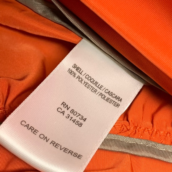 BCBG MaxAzria, Orang, XXS Jacket, 100% Polyester, wind braker, fashion, draped - Picture 8 of 8